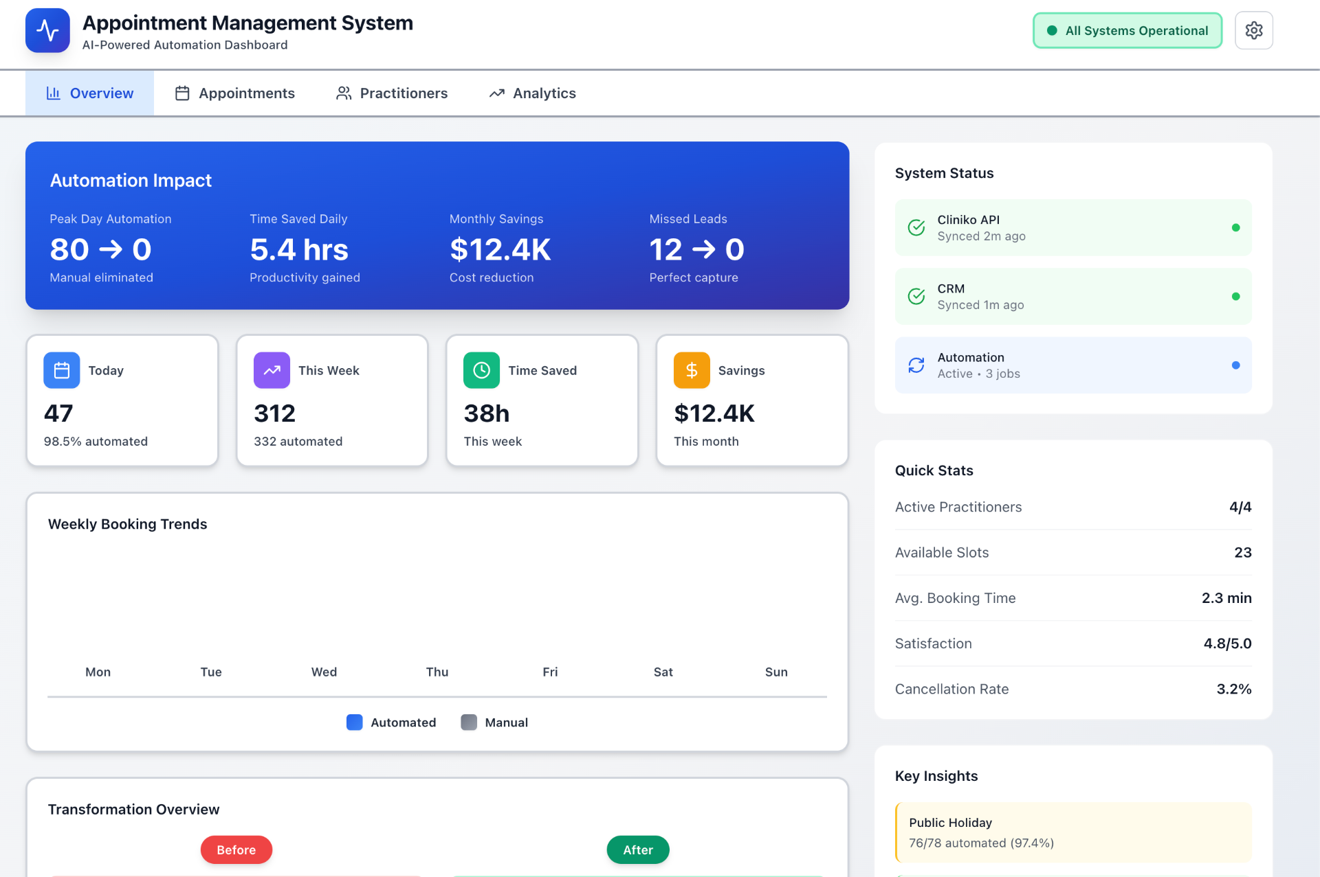 Customer Appointment Management App